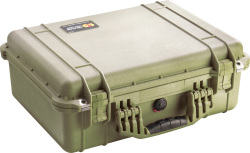PELICAN（ペリカン）プロテクターケース 1520 フォームなし OD GREEN [ODグリーン] [1520-001-130] 携帯電話 デジカメケース 保護ケース スキューバダイビング ハードケース