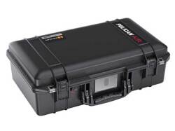 PELICAN(ペリカン) 1525 エアケース フォーム付き プレスアンドプルラッチ ブラック 26L プッシュボタンラッチ付き [015250-0001-110] 1525Air 1525 Air Case with Form Press and Pull Latch Black