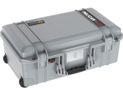 PELICAN(ペリカン) 1535 エアケース フォーム付き プレスアンドプルラッチ シルバー 27L [015350-0002-180] 1535Air 1535 Air Case with Form Press and Pull Latch Sliver