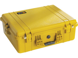 PELICAN（ペリカン）プロテクターケース 1600 フォームなし YELLOW [イエロー] [1600-001-240] ハードケース 防水性・耐衝撃性・防塵性 保護ケース カメラ用品 収納可能な延長ハンドル