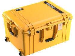 PELICAN（ペリカン）エアケース 1637 フォームなし YELLOW [イエロー] [016370-0011-240] キャスター付 ハードケース 防水性・耐衝撃性・防塵性 保護ケース カメラ用品