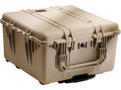 PELICAN（ペリカン）プロテクターケース 1640 フォームなし DESERT TAN [デザートタン] [1640-001-190] ハードケース 防水性・耐衝撃性・防塵性 保護ケース カメラ用品 収納可能な延長ハンドル