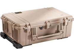 PELICAN（ペリカン）プロテクターケース 1650 フォーム付 DESERT TAN [デザートタン] [1650-020-190] キャスター付き ハードケース 防水性・耐衝撃性・防塵性 保護ケース カメラ用品 収納可能な延長ハンドル