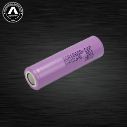 AQUATEC アクアテック 18650 リチウムイオン充電池 3.7V 2600mAh Samsung製 ダイビングライト用 バッテリー [BTY-18650]