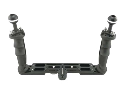 KRAKEN クラーケン デュアルハンドル・ピストルグリップトレイ [KR-TR08] ダブルアーム ダブルグリップ 軽量アルミ製 幅調整可能 ライト取付対応 水中カメラ 水中撮影