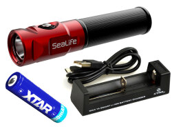 SEALIFE（シーライフ）Sea Dragon ミニ 900S パワーキット [SLKITO6] 900ルーメン 国内正規品 水中LEDライト スポット14°100m防水 6000K 充電式 ボタンスイッチ Sea Dragon Mini 900S Power Kit 水中カメラ 水中撮影 スキューバダイビング スノーケリング スキンダイビング