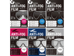 GULL ANTI-FOG FILM マスク用曇り止めフィルム（全6種）[GM-5078-5083]