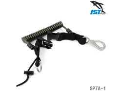 ダイビング アクセサリー スナッピーコイル ステンレスワイヤー補強コイルストラップ IST PROLINE SP-7A-1