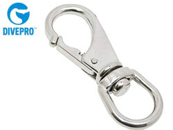 DIVEPRO（ダイブプロ）[Z07B] 316 ステンレス トリガーフック スイベルフック ボルトスナップ 85mm 国内正規品 316 Stainless Steel Trigger Hook Bolt Snaps 水中カメラ 水中撮影 スキューバダイビング スノーケリング スキンダイビング
