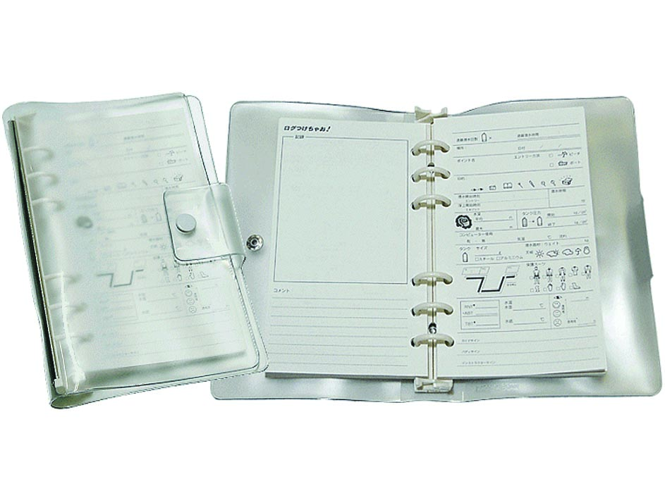 GB02 ログブック クリアファイル ６穴 [MU-4203]