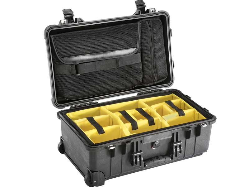 PELICAN（ペリカン）プロテクターケース 1510SC BLACK [ブラック] [015100-0070-110] キャスター付き ハードケース 防水性　耐衝撃性　防塵性 保護ケース 収納可能な延長ハンドル