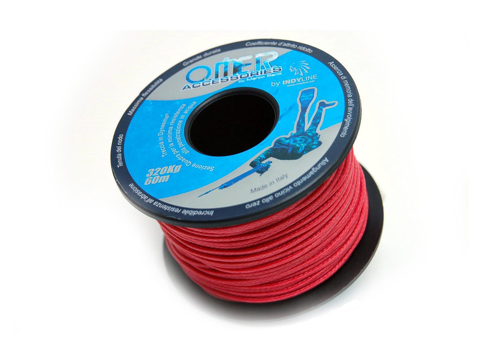 OMER Dyneema Lines  ダイニーマ ライン レッド 320kg/50m【11432】