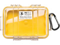 PELICAN（ペリカン） マイクロケース 1020 YELLOW/CLEAR [イエロー/クリア] [1020-027-100] 透明 携帯電話 デジカメケース 電子機器 保護ケース ハードケース 防水 耐衝撃 防塵