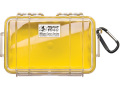 PELICAN（ペリカン） マイクロケース 1040 YELLOW/CLEAR [イエロー/クリア] [1040-027-100] 透明 携帯電話 デジカメケース 保護ケース スキューバダイビング ハードケース