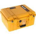 PELICAN(ペリカン) 1507 エアケース フォームなし イエロー 24L プッシュボタンラッチ付き [015070-0011-240] 1507 Air Case No Form Yellow