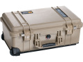 PELICAN（ペリカン）プロテクターキャリーオンケース 1510 プロテクターケース フォームなし DESERT TAN [デザートタン] [1510-001-190] キャスター付き ハードケース 防水性　耐衝撃性　防塵性 保護ケース カメラ用品 機内持ち込みサイズ 収納可能な延長ハンドル