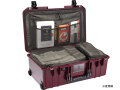PELICAN(ペリカン) 1535 エアトラベルケース パッキングオーガナイザー付き プレスアンドプルラッチ OXブラッド 27L [015350-0080-175] 1535TRVL 1535 Air Travel Case with Packing Organizer Press and Pull Latch OX Blood