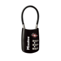 Master Lock マスターロック ナンバー可変式 TSAロック カラー:ブラック [4688JADBLK] ケーブルタイプ