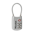 Master Lock マスターロック ナンバー可変式 TSAロック カラー:シルバー [4688JADSLV] ケーブルタイプ
