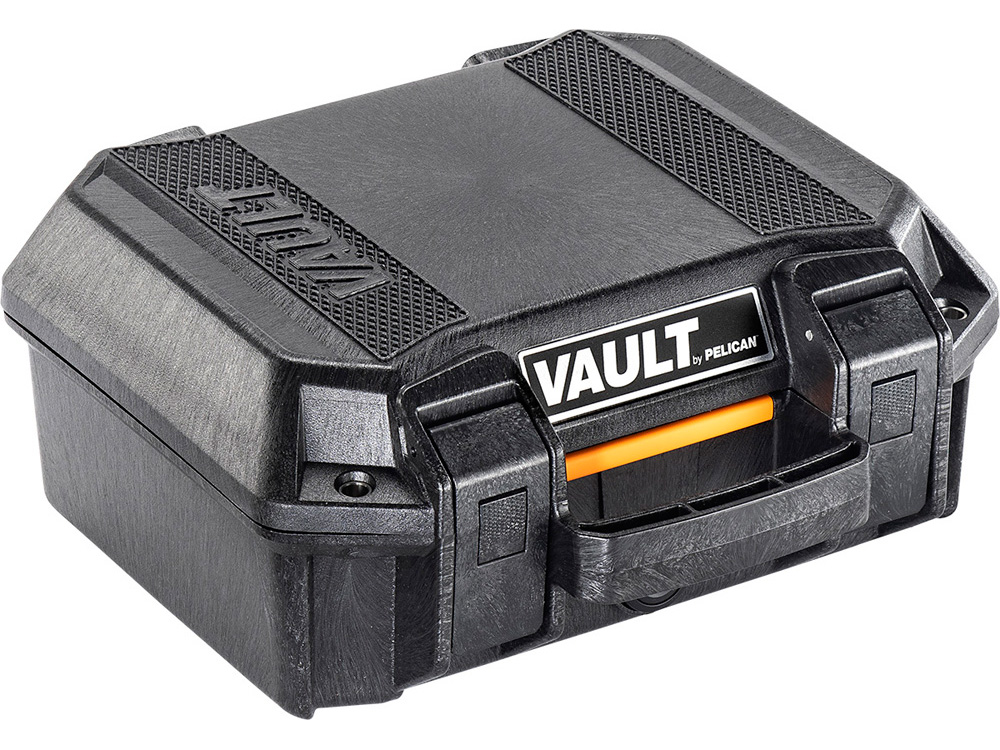 PELICAN(ペリカン) Vault Small Pistol Case V100 ボルトスモールケース フォーム付き BLACK ブラック [VCV100-0000-BLK] 機器ケース 保護ケース 防水 耐衝