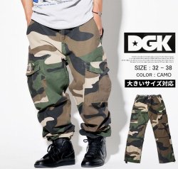 DGK Men/'S O.G.S Cargo Snow Camo Pants Gray Clothing Apparel Military