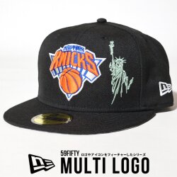 ニューエラ キャップ 帽子 メンズ New Era 59fifty ニューヨーク ニックス マルチロゴ ブラック ニューエラ キャップ 帽子 メンズ New Era 59fifty ニューヨーク ニックス マルチロゴ ブラック