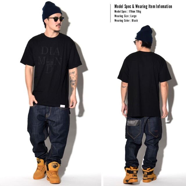 DIAMOND SUPPLY CO. ダイヤモンドサプライ 半袖Tシャツ SKULL