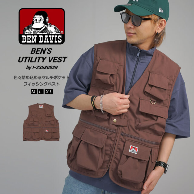 BEN DAVIS ベンデイビス ユーティリティベスト メンズ BENS