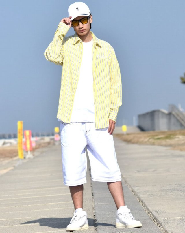 Bogey Boys ストライプシャツ アイボリー/ブラック Bogey Boys | Shop Now