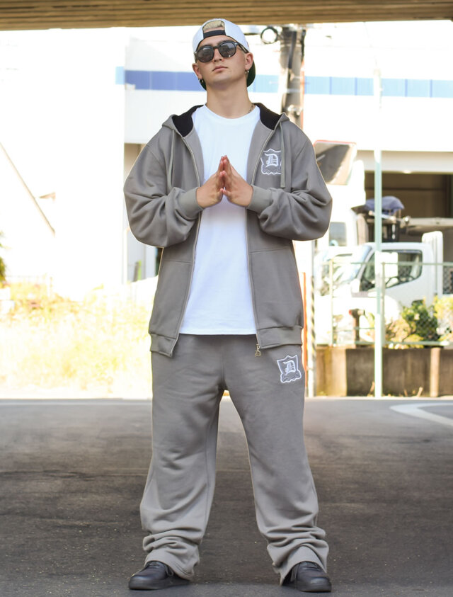 DOP （ディーオーピー） セットアップ 無地 ブラック グレー 部屋着  