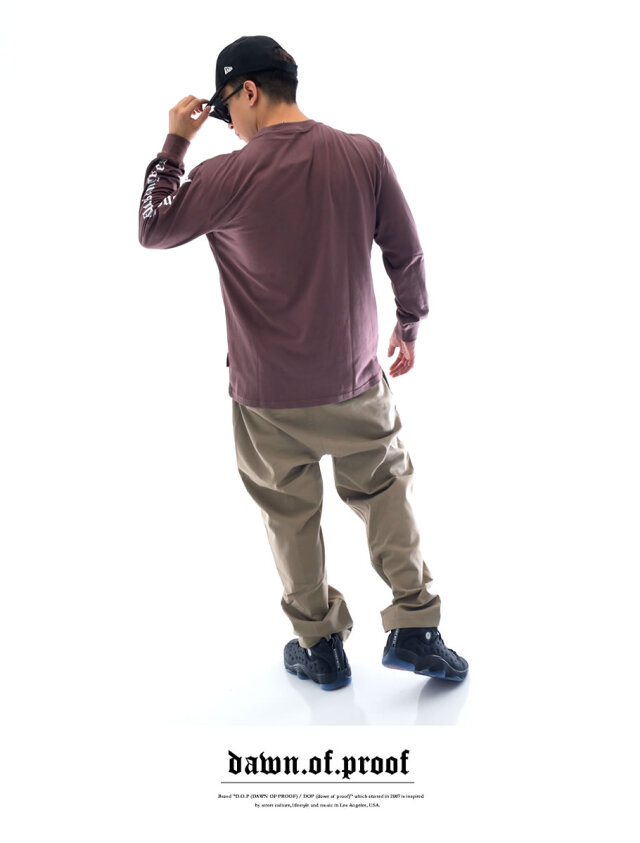 Dop 長袖 Tシャツ ロンt メンズ 大きいサイズ Los Angeles ロサンゼルス La B系 Hiphop ヒップホップ ファッション Dptt096