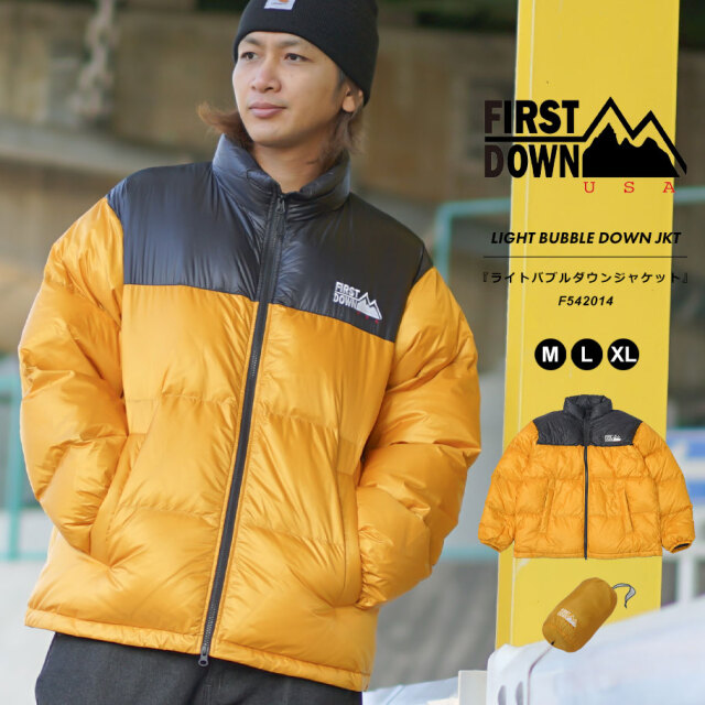 FIRST DOWN USA ファーストダウン ライトバブル ダウンジャケット fdujt007 