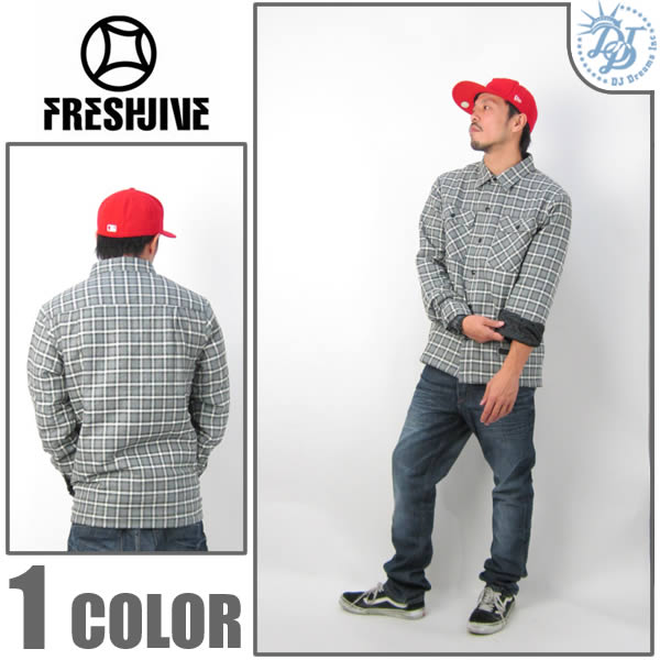 FRESHJIVE(フレッシュジャイブ)シャツジャケット(チェック)1150326 