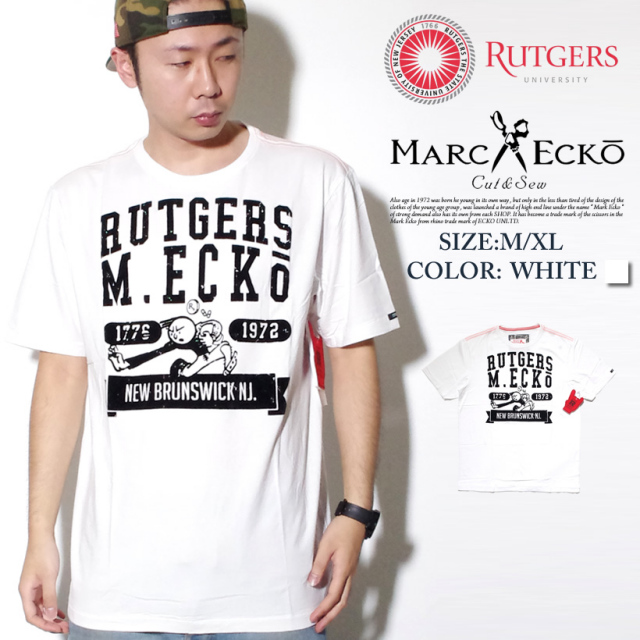 MARC ECKO×RUTGERS 【マークエコー×ラトガース】 S/S TEEGO FOR IT TEE 