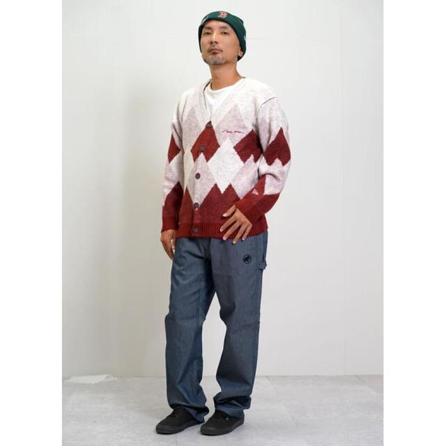 NEW ERA GOLF ニューエラ ゴルフ ニットカーディガン Argyle  