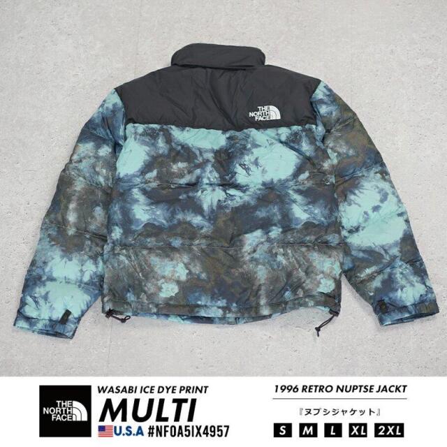 Ice Teal 90s おとなし 700fill NORTH FACE USヌプシ M