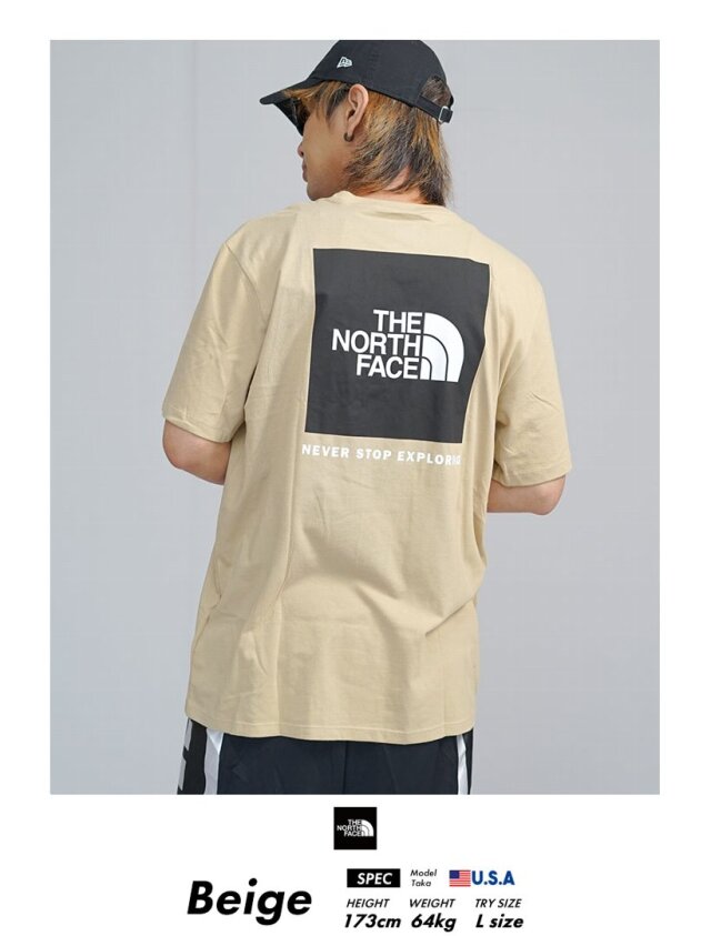 THE NORTH FACE ザ ノースフェイス tシャツ メンズ 半袖 レッド
