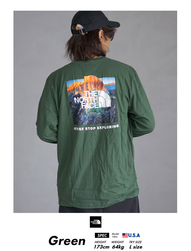 THE NORTH FACE ザノースフェイス ロングtシャツ メンズ 長袖