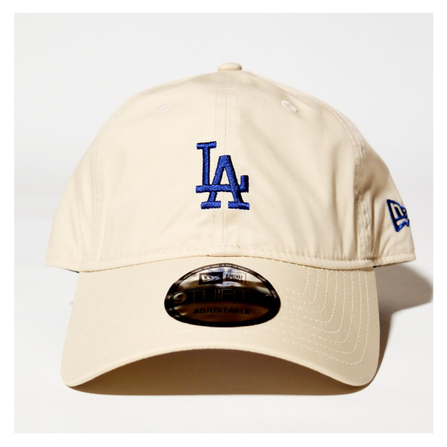ニューエラ New Era キャップ 帽子 メンズ レディース 9thirty ロサンゼルス ドジャース タイプライター ミニロゴ ベージュ 21 春夏 新作