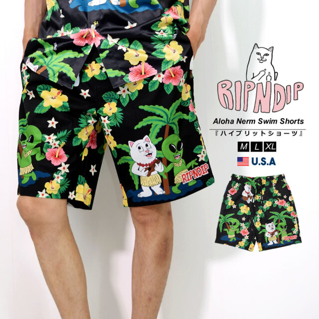 RIPNDIP リップンディップ ボードショーツ スイムショーツ 水着 ハーフ 
