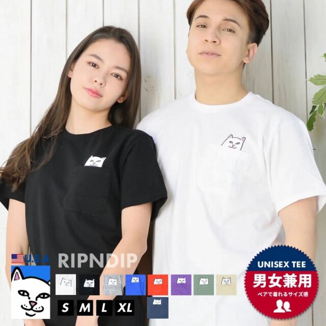 リップンディップ ポケットTシャツ メンズ 半袖 ポケT RIPNDIP
