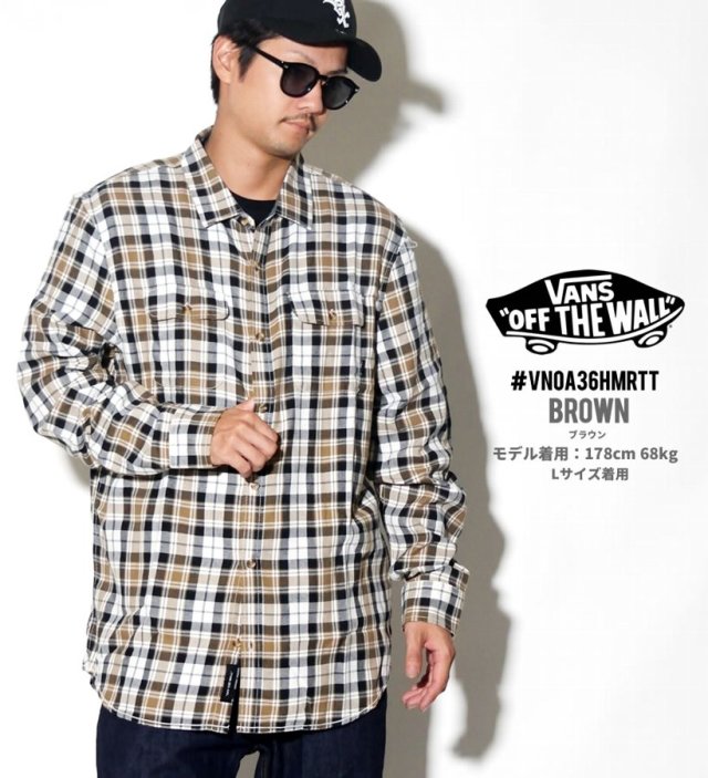 Vans バンズ チェック柄シャツ 長袖 メンズ ストリート系 スケーター ファッション 服 通販 Vn0a36hmrtt Vnot013