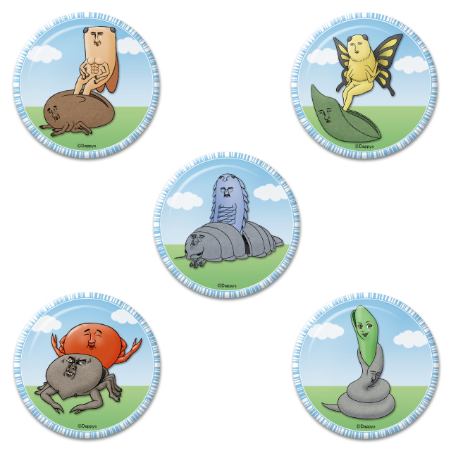 ダッピィズ 缶バッジ