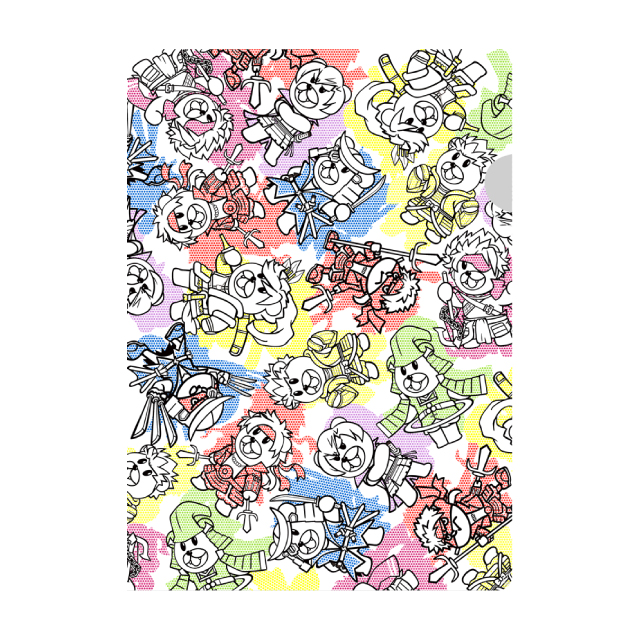 戦国BASARA×鷹の爪 クリアファイル シルエット