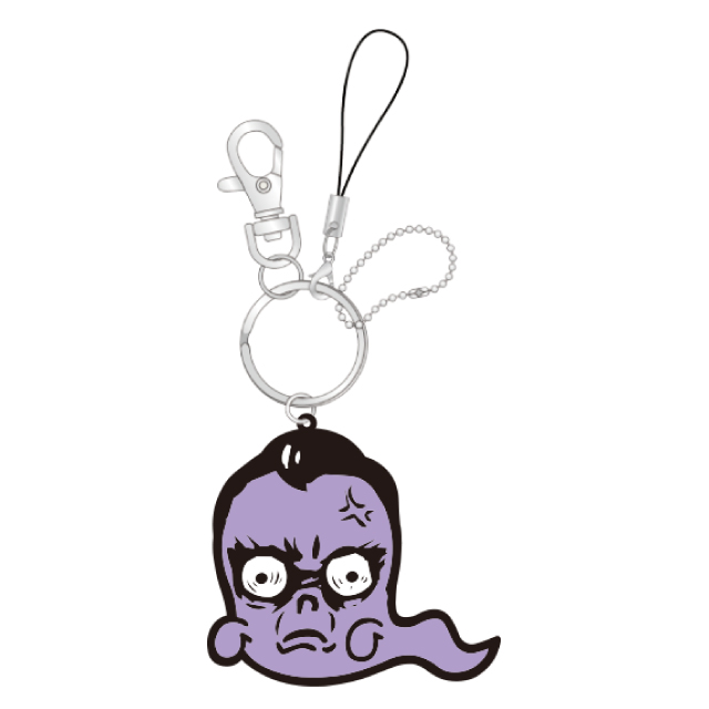 鷹の爪 ラバーキーホルダー（ハロウィン菩薩峠）