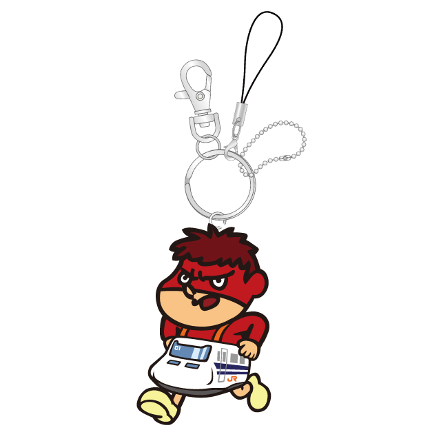 鷹の爪 ラバーキーホルダー（700系）