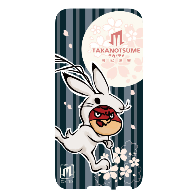 鷹の爪 鳥獣戯画 iPhone6ケース （吉田くん/紺）