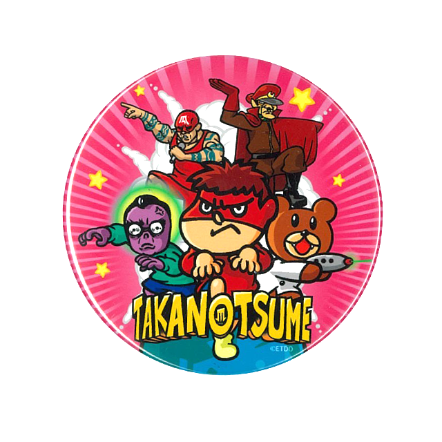 Dle Shop 鷹の爪do 缶バッジ大 ピンク アニメキャラクターグッズ ぬいぐるみ Dvd通販サイト