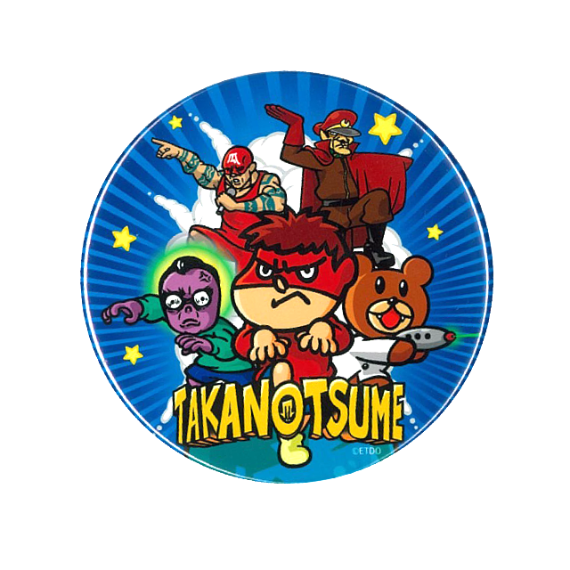 鷹の爪DO 缶バッジ大 ブルー