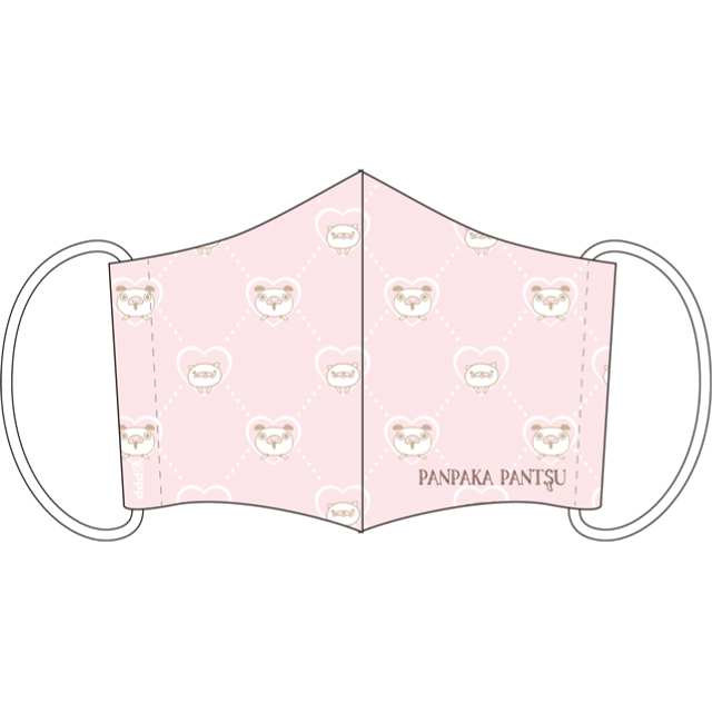 パンパカパンツ 立体マスク ピンク